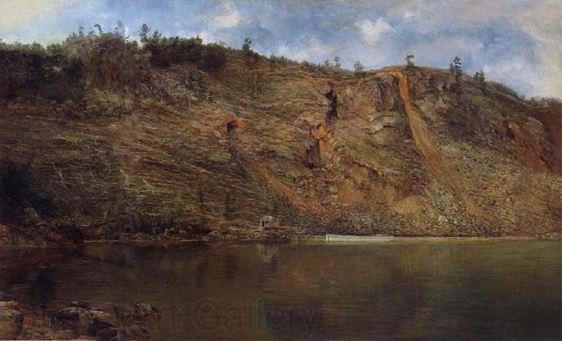 Homer Dodge Martin The Iron Mine,Port Henry Norge oil painting art